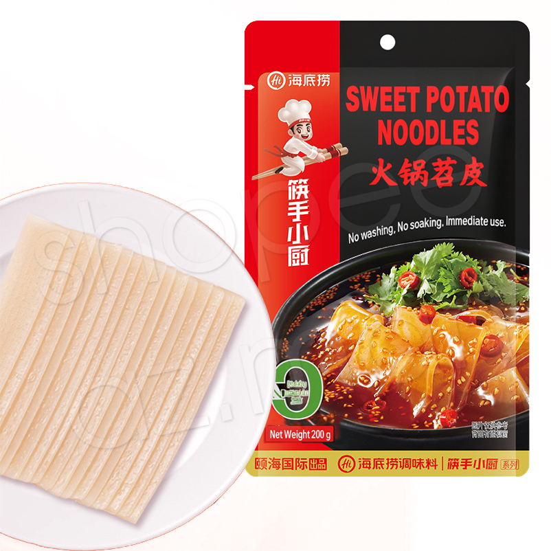 MienMOIBAA Miến Dẹt Khoai Lang Haidilao Không Gia Vị Nhúng Thả Lẩu - Ảnh 1