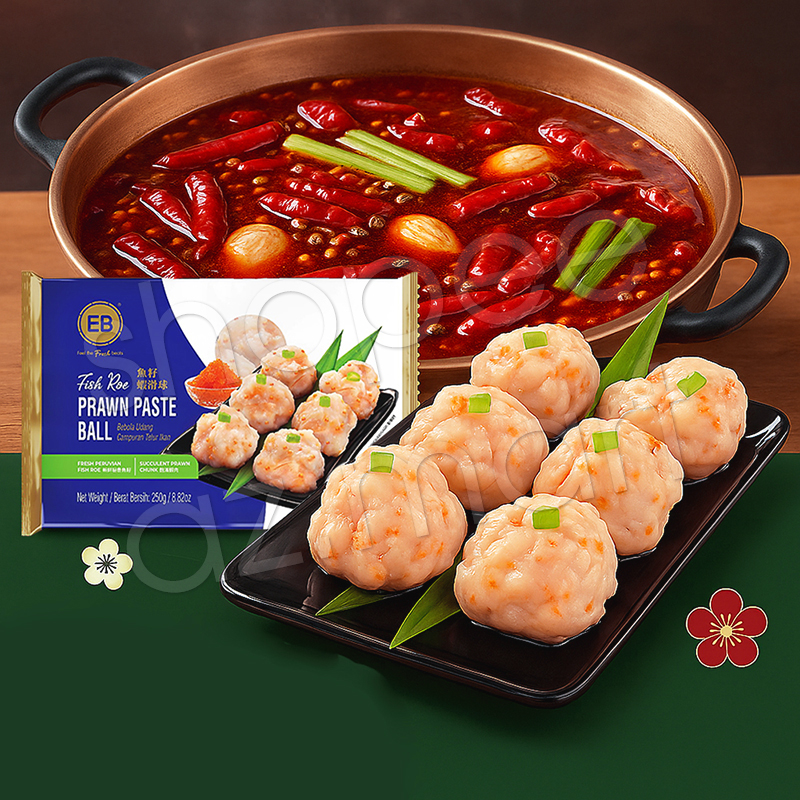 Tomvientrungca9AA Tôm Viên Trứng Cá EB Malaysia Thả Lẩu Cao Cấp - Ảnh 1