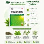 Cốm Cảm Mạo Linh 999 Thảo Dược Thiên Nhiên Giảm Ho Hạ Sốt - Ảnh 2